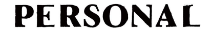 PERSONAR